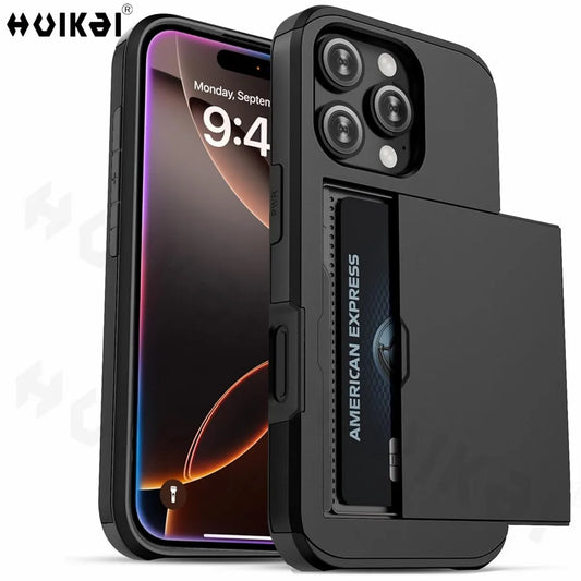 Ultra Shield Wallet Case – The Ultimate 2-in-1 Protection & Storage for iPhone