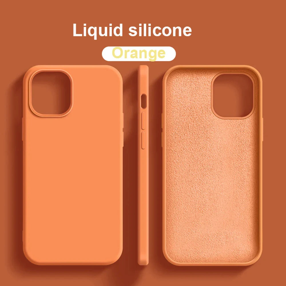 Liquid Silicone Case for iPhone – Luxury Shockproof Cover