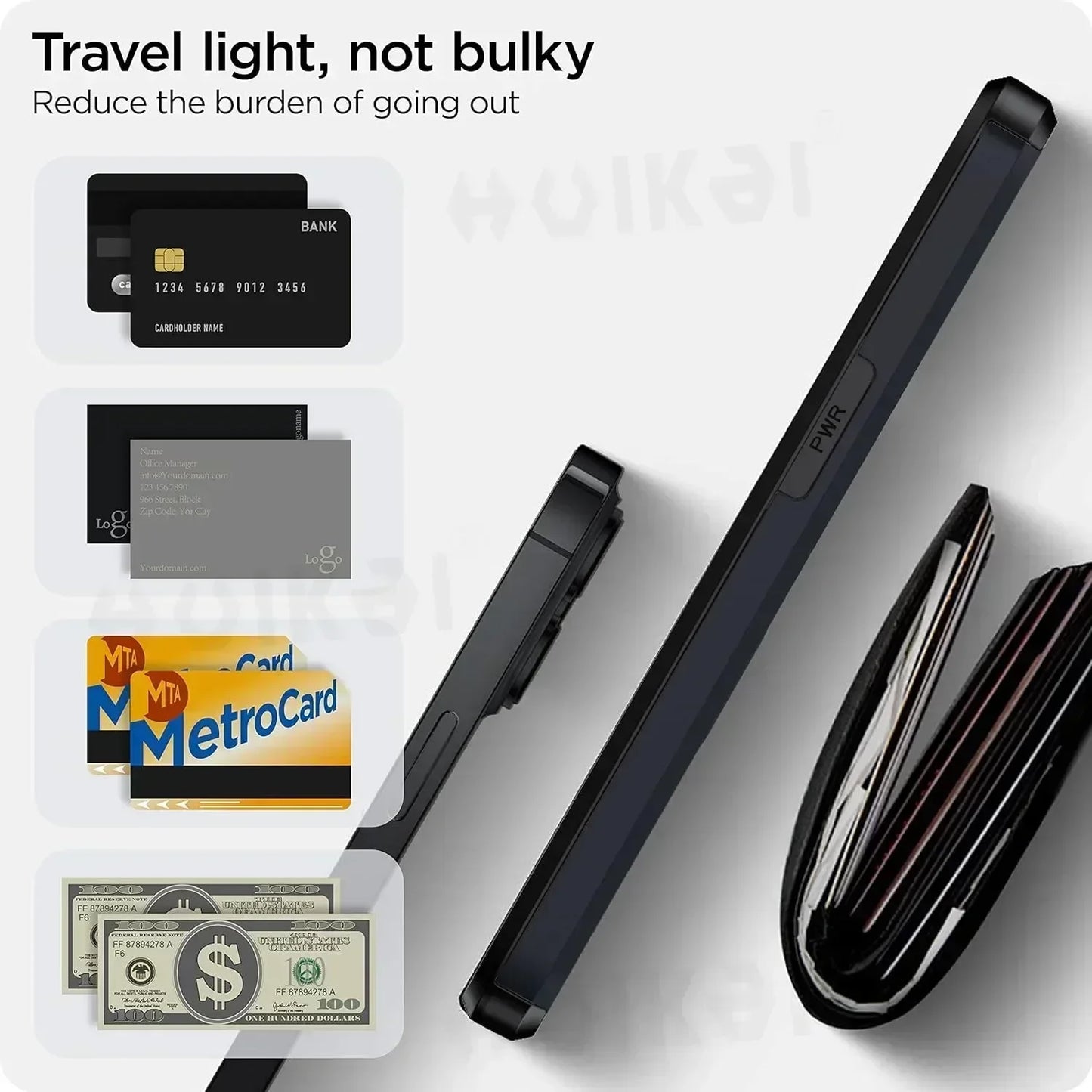 Ultra Shield Wallet Case – The Ultimate 2-in-1 Protection & Storage for iPhone