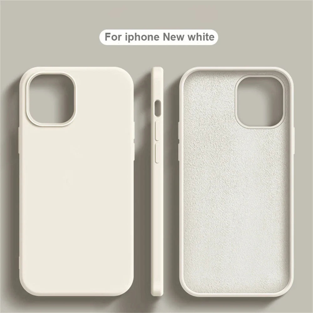 Liquid Silicone Case for iPhone – Luxury Shockproof Cover