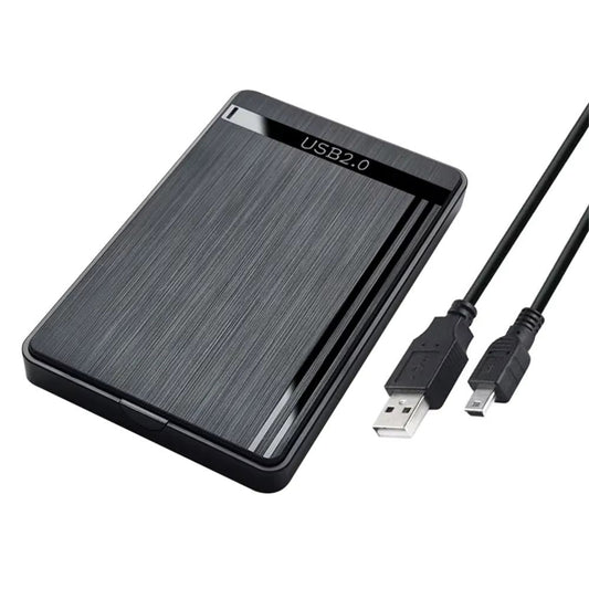 2.5" SATA to USB 3.0 External Hard Drive Enclosure Case for SSD/HDD – Includes USB 3.0/2.0 Cable, ABS Shell
