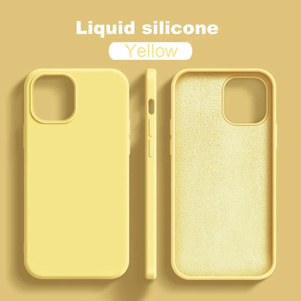 Liquid Silicone Case for iPhone – Luxury Shockproof Cover