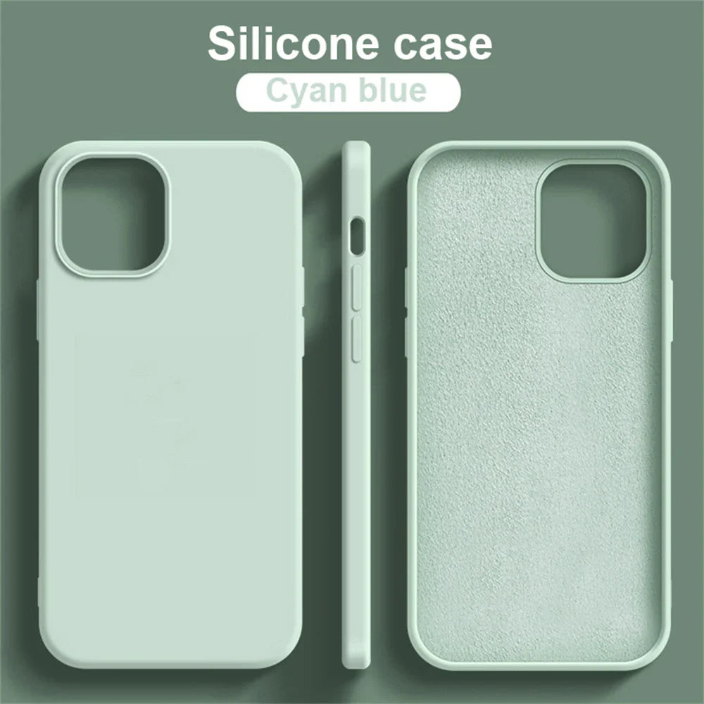 Liquid Silicone Case for iPhone – Luxury Shockproof Cover
