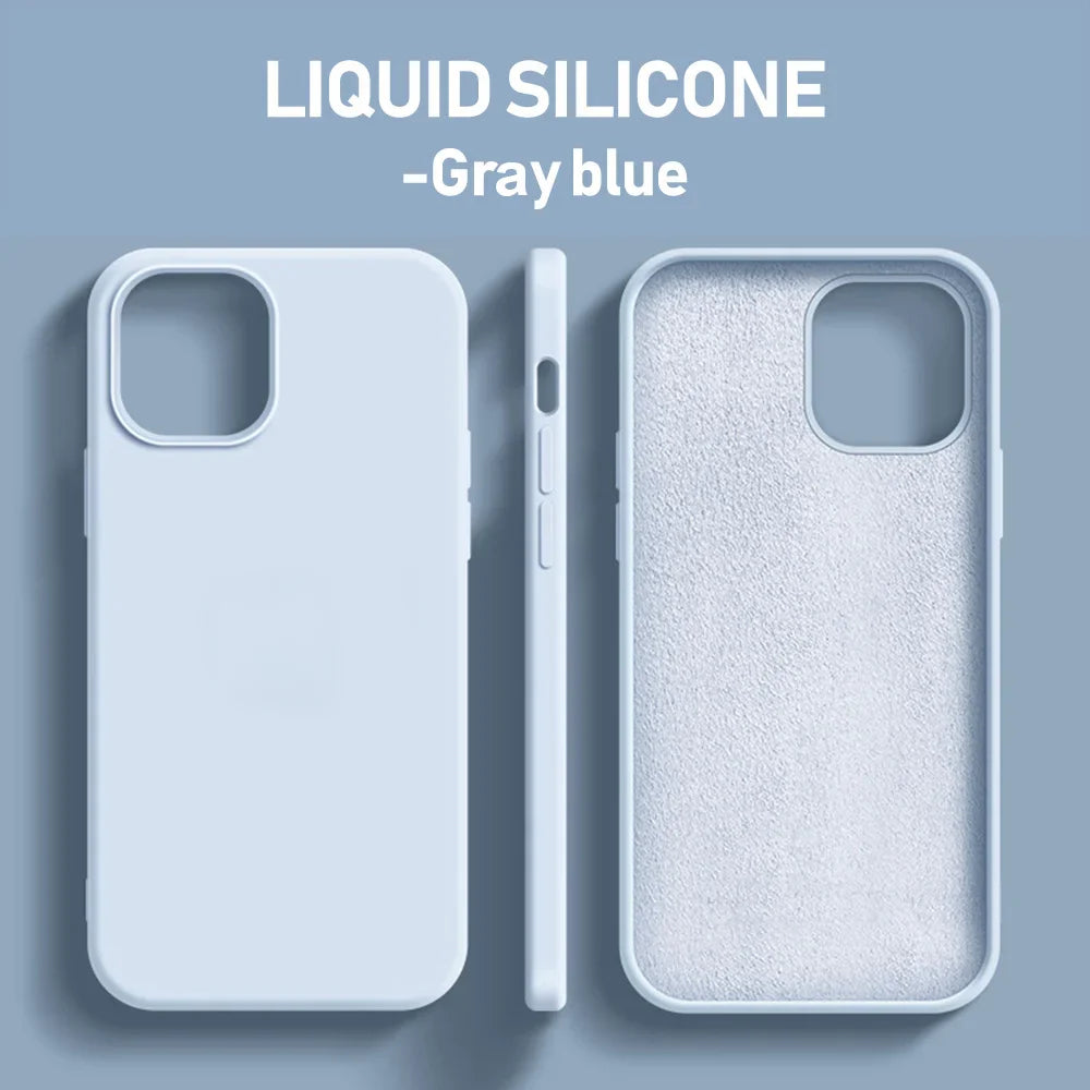 Liquid Silicone Case for iPhone – Luxury Shockproof Cover