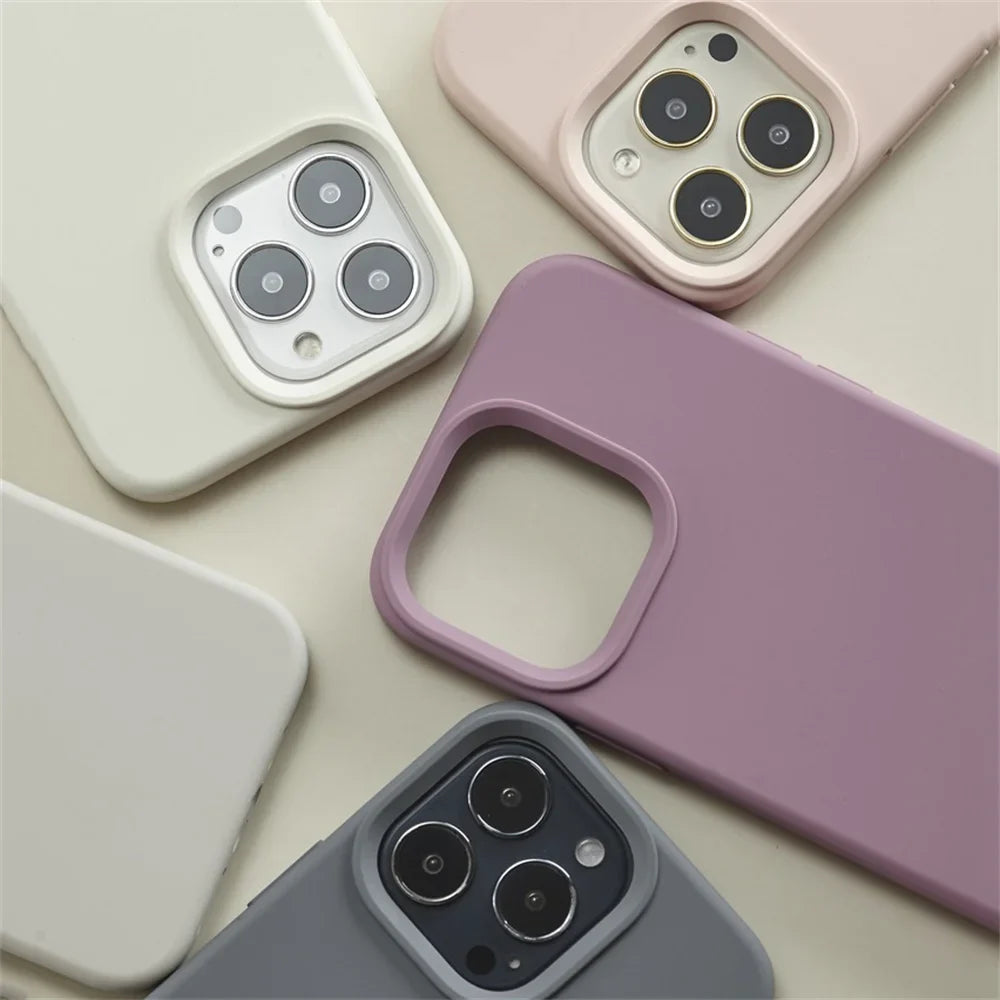 Liquid Silicone Case for iPhone – Luxury Shockproof Cover