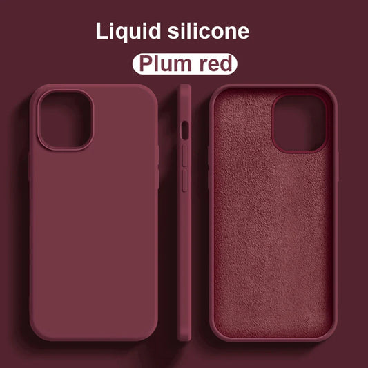 Liquid Silicone Case for iPhone – Luxury Shockproof Cover
