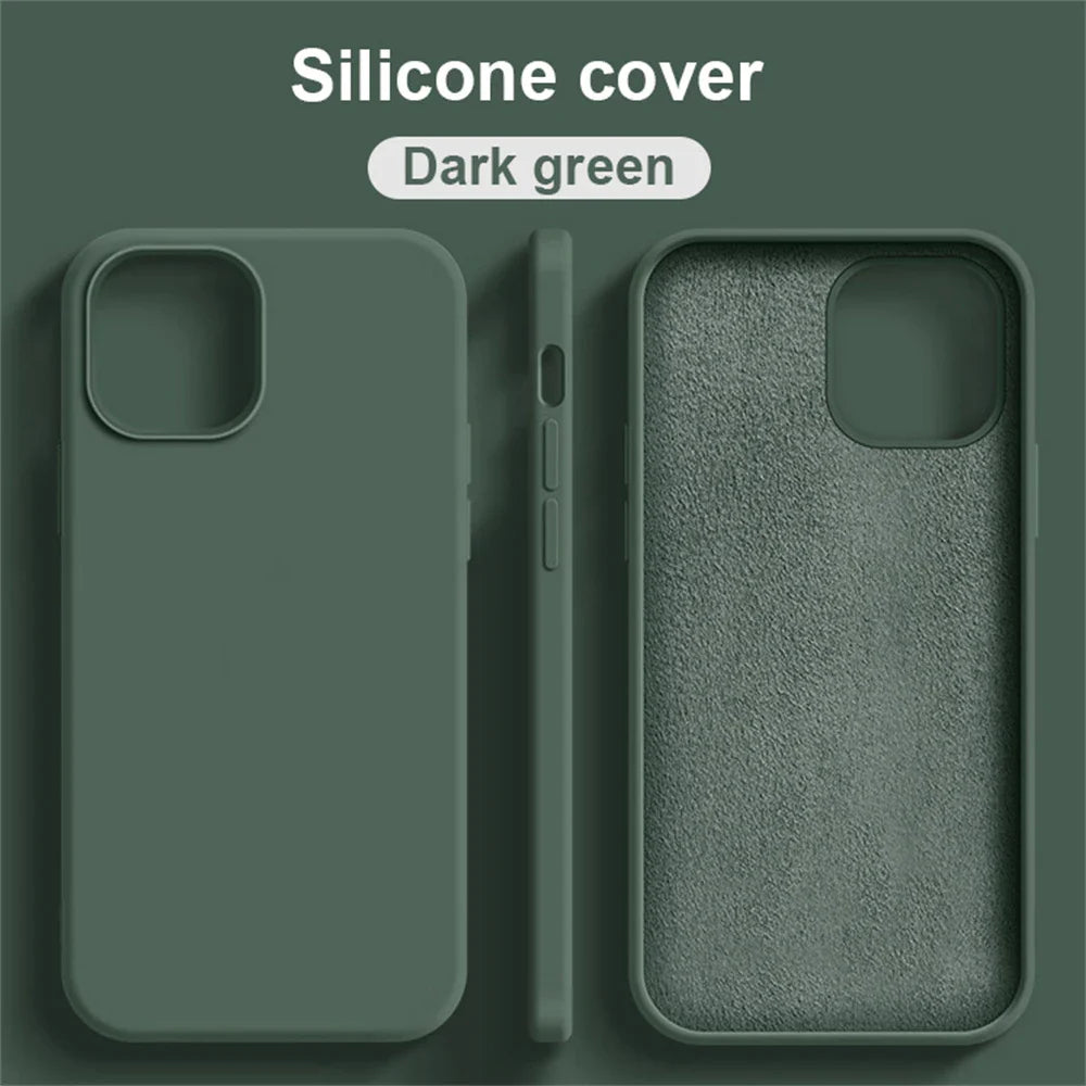 Liquid Silicone Case for iPhone – Luxury Shockproof Cover
