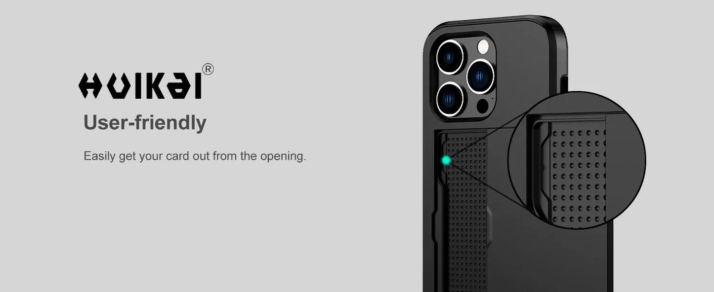 Ultra Shield Wallet Case – The Ultimate 2-in-1 Protection & Storage for iPhone